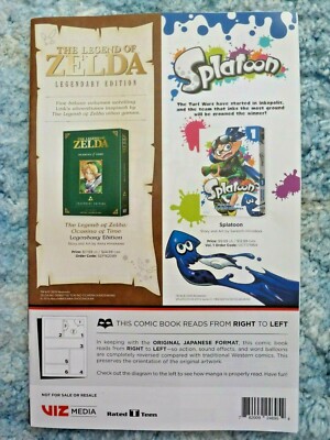 SPLATOON & LEGEND OF ZELDA May 2020 Preview Comic Book Issue