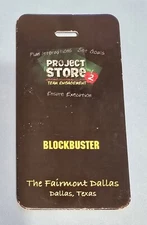 Blockbuster Video "Project Store" Luggage Tag - Exclusive Tag for DM Event