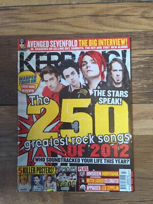 Kerrang! 1442 The 250 Greatest Rock Songs of 2012, Avenged Sevenfold, Nirvana