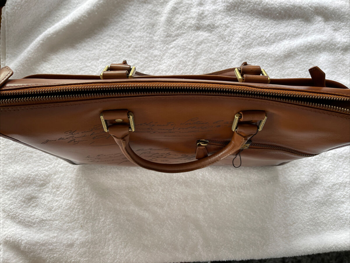 Da Milano Italia 1989 Brown Leather Laptop Bag Missing Da Milano Italia 1989 Brown Leather Laptop Bag Missing
