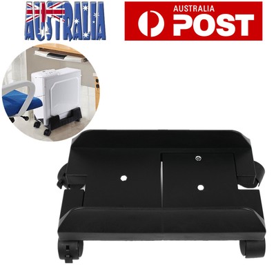 Cpu Holder Under Desk Computer Tower Stand Moveble Computer Rack