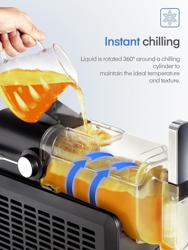 Slushie Machine 70oz Home Frozen Margarita Machine Maker Milkshakes Frappés Wine - Picture 7 of 9