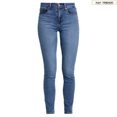 Levi's 721  hohe Skinny Damenjeans - Lapis Air - mittlere Wäsche uvp £95