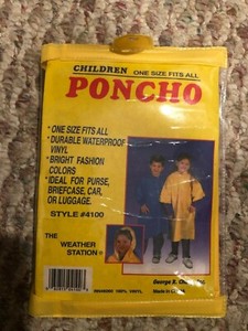 Children's One Size Fits All Poncho