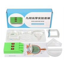 10Pcs Optical Lens Triangular Semicircular Rectangle Concave Biconvex Lens