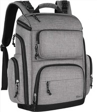 Mancro Diaper Bag Backpack Multi-functional Baby Travel Back Pack for Dad Men