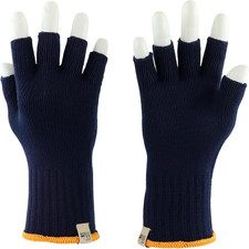 Merino Wool Fingerless Gloves - Hunting and Fishing Liner - Half Finger Warm Kni