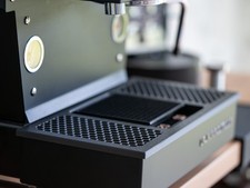 La Marzocco Linea Mini   Acaia Lunar Abtropfg...