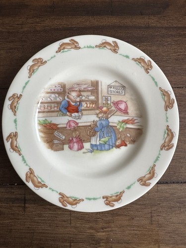 Vintage 1936 Royal Doulton Bunnykins set 3 pezzi bambino Inghilterra - Foto 6 di 7
