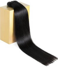 MLIP Human Hair Bundles Straight, 100 Raw Indian Hair, Extra Length