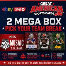 Carolina Panthers 2025 Mosaic Football 2 Mega Box Break #485