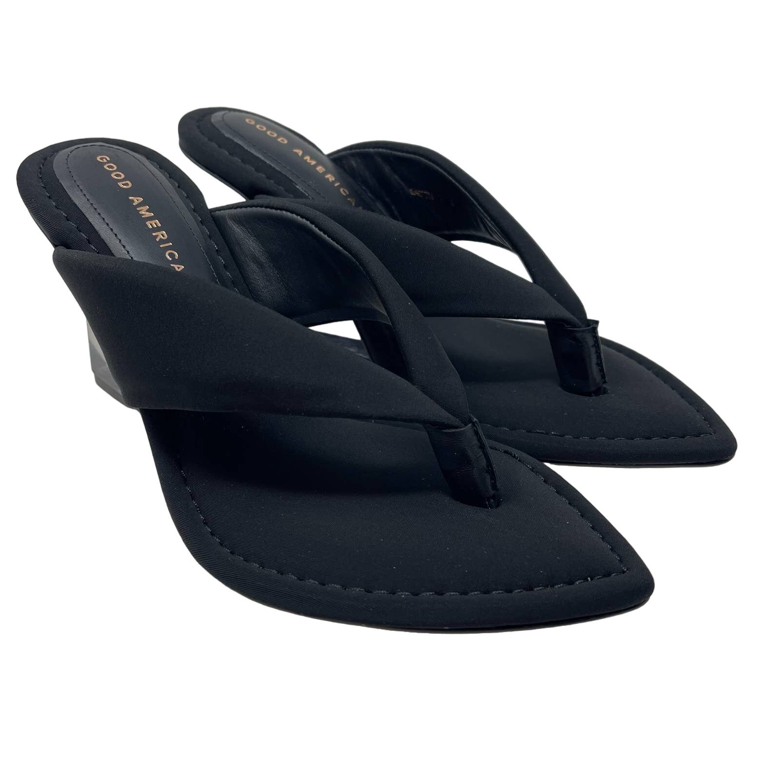 APL Sandali con zeppa trasparenti americani buoni taglia 6 in neoprene GA077N X