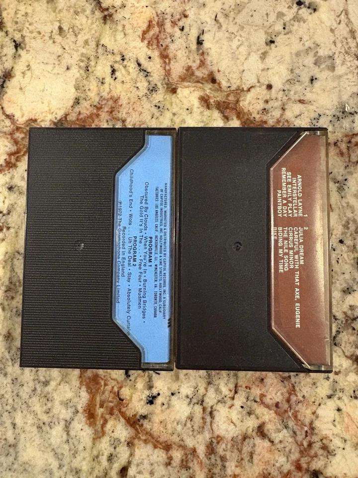 Pink Floyd - Obscured By Clouds Cassette Tape/ Relics untested lot - Image 3 of 4