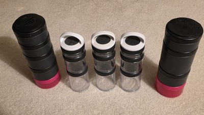 GoStak & ProStak Twist n' Lock Storage Jars Lot Blender Bottle 