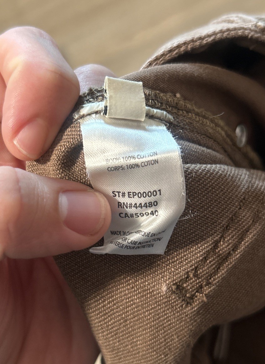 NEW - Elwood Alameda Twill Pants (Men’s Medium, Dull Brown, ST#00001)