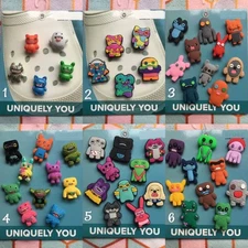 Handmade 5pc Shoe Charm Set Fuggler Ugly Doll Monsters 