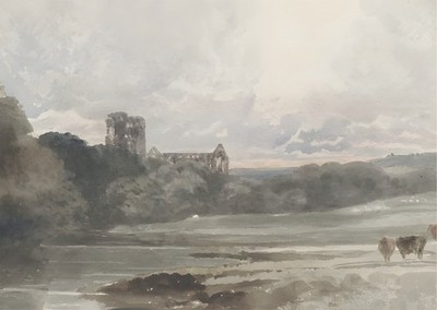 Wandkunst Mit Ruhiger Landschaft Friedliche Ländliche Szene Eindruck