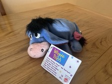 Soft Plush Toy Winnie The Pooh Eeyore Beanbag Friend 8” with tags by Mattel