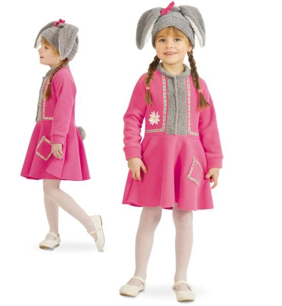 Fasching KostüM Hase Lotti 1-Tlg. Mit MüTze 104-image