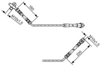 Bosch Bremsschlauch Hinten Links FüR Bmw