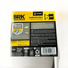 BRK- (6) Count (6) Pack - SMICO105-AC Hardwired Smoke & Carbon Monoxide Detector