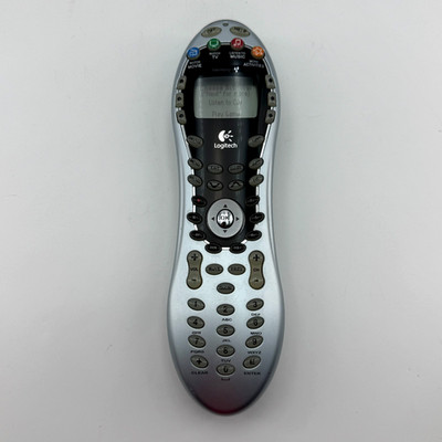 LOGITECH Harmony 550 Universal Remote Control Silver LCD Display Tested Works