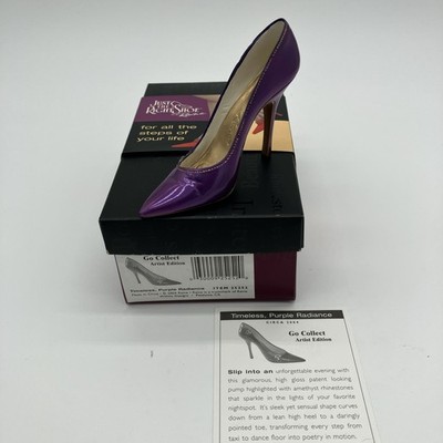 Just the Right Shoe by Raine Timeless, Purple Radiance Go Collect Artist Edition