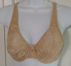 WACOAL # 85594 SIZE 36 C NUDE JACQUARD LACE  UNDERWIRE FULL FIGURE BRA — photo 2