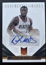 2012-13 Panini Momentum - Monumental Marks Wesley Matthews #273 /149 (AU)