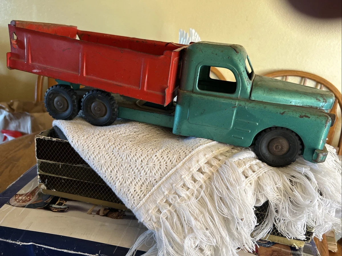 Camion Pick-up Jouet Ancien 509Y Vintage 1950, Plastique Dur, 33 Cm, Bon état, Sans Bâche
