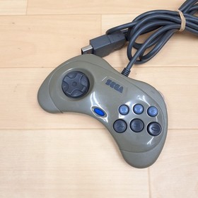 Sega Saturn Gray Console with 3 Games 1 Controller & Cables made in Japan