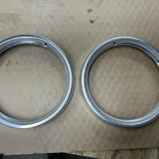 Pair Vintage 1964 Chevy Headlight Bezel Trim 7 12