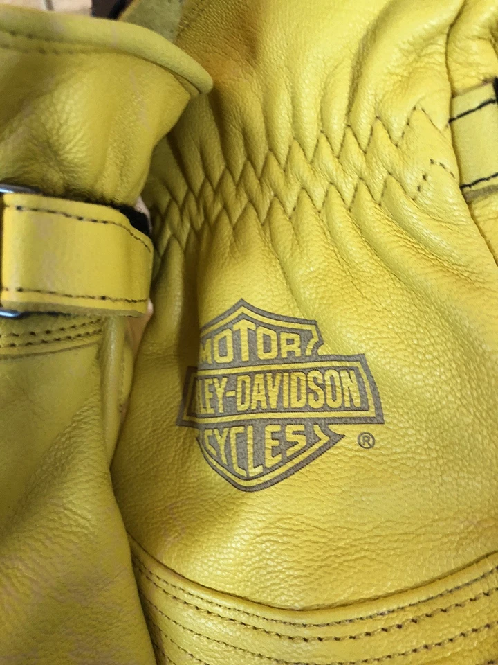 Harley-Davidson Helm Leather Work Gloves. Women’s Sz XL - Image 3 of 4