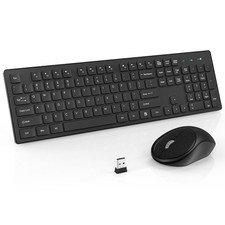 RATEL Wireless Keyboard  Mouse Combo   Slim 2.4GHz USB for PC  Laptop