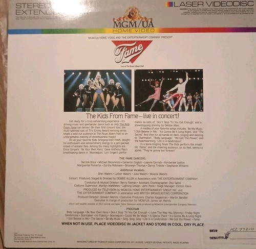 Fame (Laserdisc) - Picture 2 of 4
