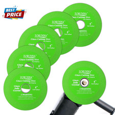5 Pack Glass Cutting Disc for Angle Grinder, 4" X 7/8" Tile Cutter Blade, Ultra-