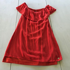 GUESS Red Crepe Mini Dress Small- Designer UPCYCLE PROJECT- Asymmetrical DIY?