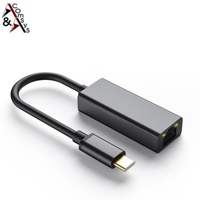Adapter USB Typ C auf Ethernet Netzwerk RJ45 Netzwerkadapter Universal 10/100