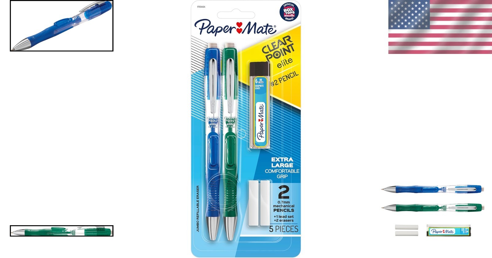 Comfort Grip 0.7mm Mechanical Pencil Set - Precision Writing Ideal for Students