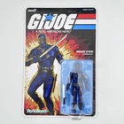 SUPER7 G.I. JOE SNAKE EYES WAVE 3 O-RING FIGURE REACTION MOC - UNPUNCHED