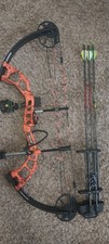 Bear Archery Cruzer Compound Bow Blaze Orange w/ case, sight, quiver and more
