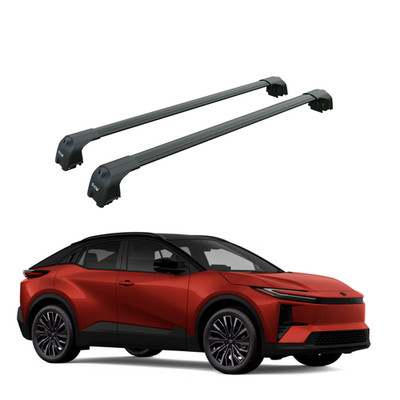 For Toyota C-HR (2026- Up) Roof Rack Cross Bars Flush Rail, Black