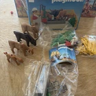 Vintage Playmobil 3499 Farm Milkmaid Cows Bull Calf Water Pump Trough (COMPLETE)