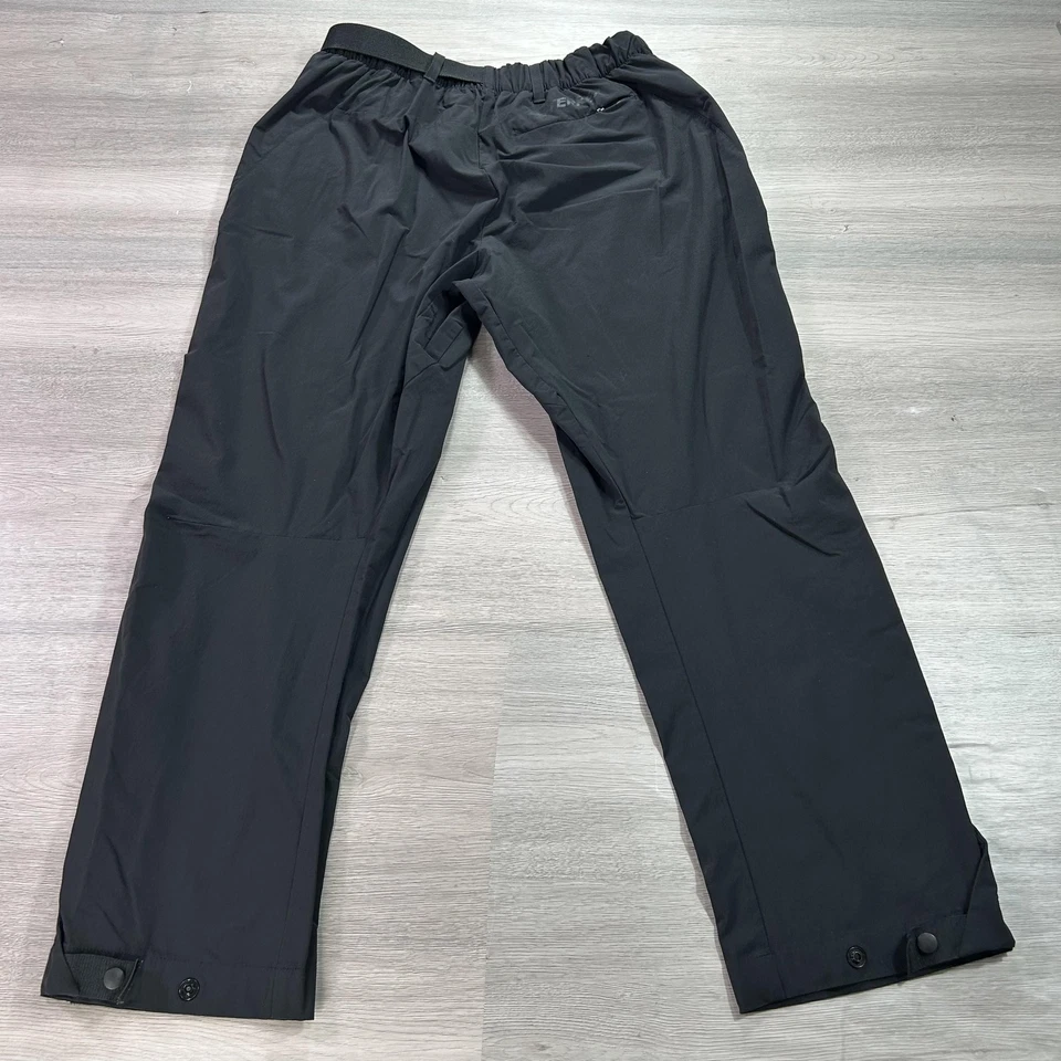 Adidas Terrex Pants Womens Medium Black Hiking Nylon Stretch Belted Zip Pockets - Image 2 of 4