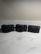 Lot Of 3 Yashica Auto Focus 35mm Film Camera 38mm Lens Point/Shoot FOR PARTS