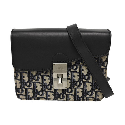 【Authentic】DIOR Elite Bags Cloth Blue Free Shipping | Duties Paid