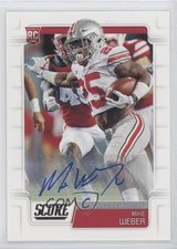2019 Score Rookies Signatures Mike Weber #407 Auto 1be