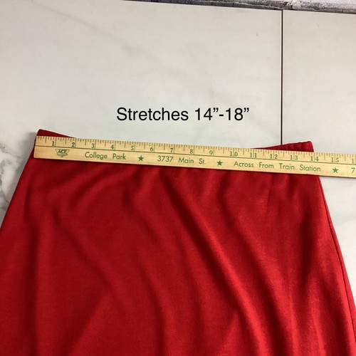 Free People Fitted Straight MIDI Pencil Skirt, Red, Fully Lined, M - Picture 6 of 8