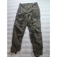We The Free Free People Olive Army Green Cargo Jogger Pants Herringbone XS