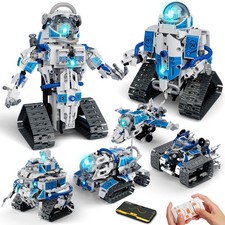 6 in 1 STEM Robot Building Kit, 780 PCS APP Remote Control Space Robot Toys...